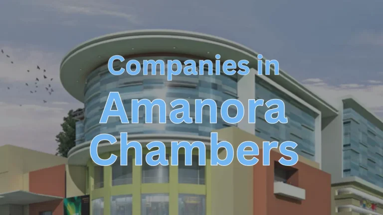 List of Companies in amanora chambers